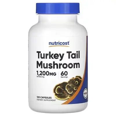 Nutricost, Turkey Tail Mushroom 1200 Mg Capsules